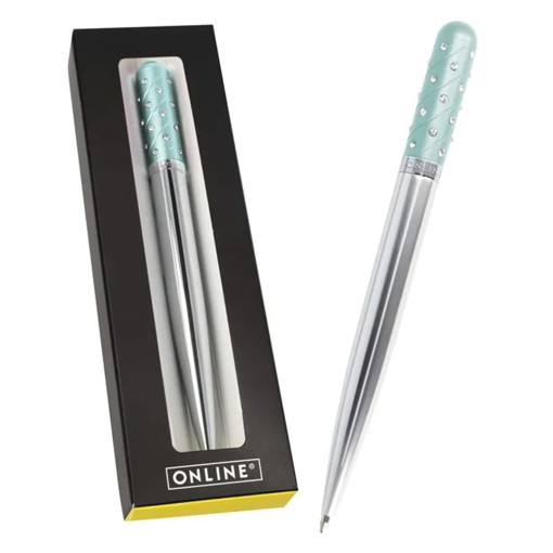 Picture of Ball Pen Crystal Turquoise Online,Refillable