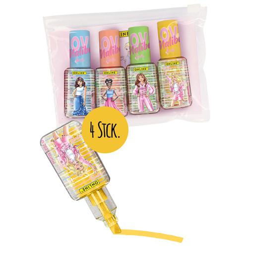 Picture of Highlighter Assorted 4colors Barbie Online