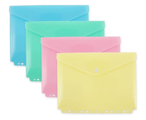 Picture of Button File A4 Macaron Collectio Stylex
