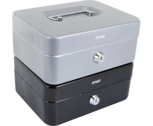 Picture of Cash Box 16cm 20cm Metal Stylex