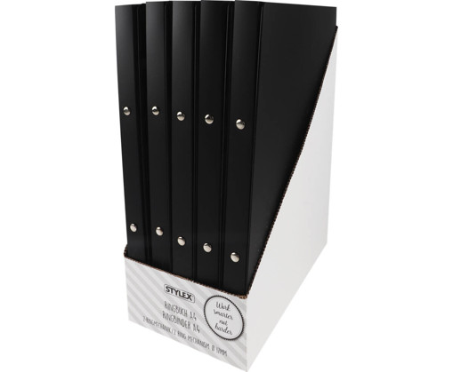 Picture of Binder 2rings A4 Black Stylex