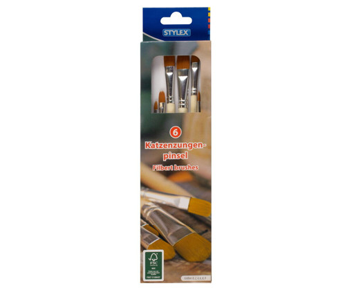 Picture of Brush 6pcs Filbert Stylex