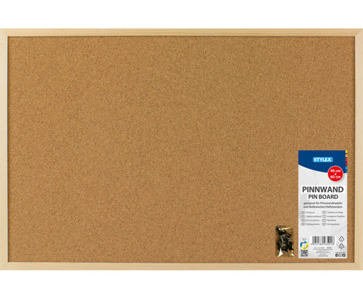 Picture of CorkBoard 40x60cm With Frame Stylex