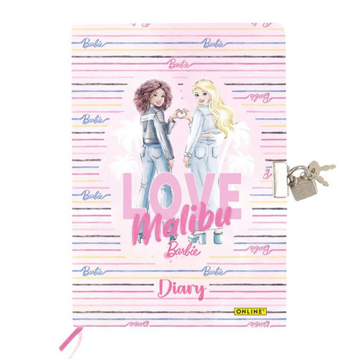 Picture of Daily Diary  With Lock Online,Barbie Malibu