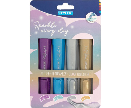 Picture of Highlighter Pack 3clrs 3mm Glitter Stylex