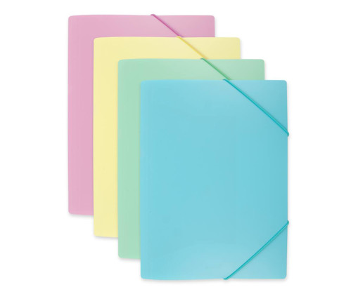 Picture of Elastic File A4 Plastic Stylex, Macaron collection