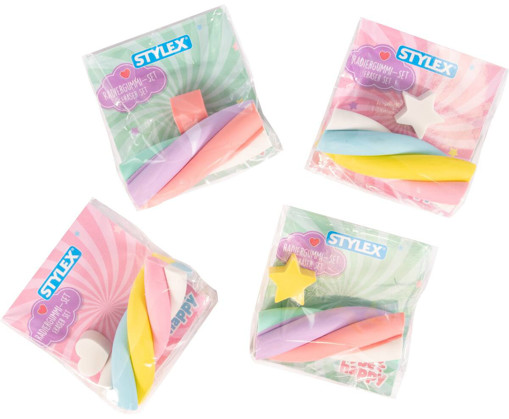 Picture of Eraser Fantasy Asstd. 2pcs Marshmallow Stylex