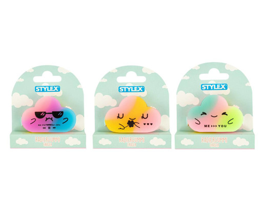Picture of Eraser Fantasy Asstd. Cloud Stylex