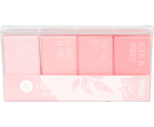 Picture of Eraser Medium 4pcs Be You Collection Stylex