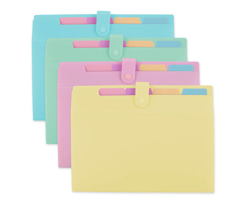 Picture of Expanding file 5Parts Macaron Collectio Stylex