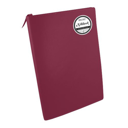 Picture of Notebook A5 Lined 80sheets Berry Red Soft Cover On