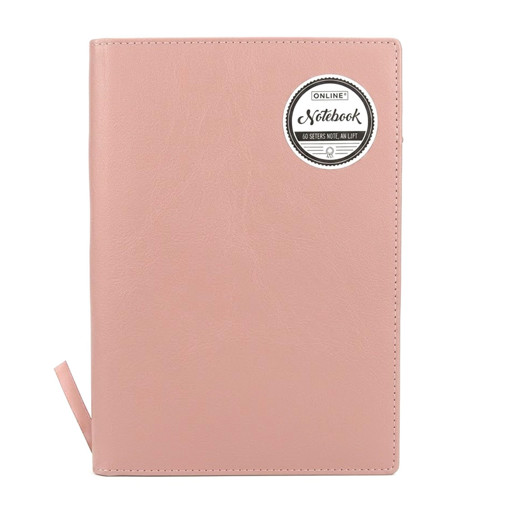Picture of Notebook A5 Lined 80sheets Pink Soft Cover Online