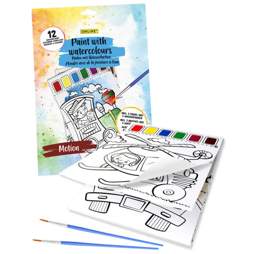 Picture of Painting Set +Drawing To Color Online