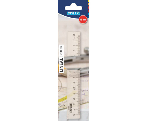 Picture of Plastic Ruler 15cm Stylex