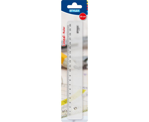 Picture of Plastic Ruler 20cm Stylex