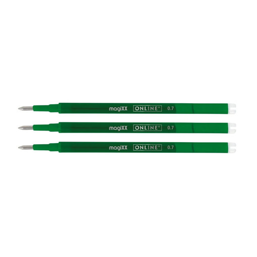 Picture of Refill Erasable Pen (Set of 3) Green 0.7mm Online