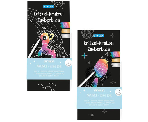 Picture of Scratch Paper 12sheets Stylex
