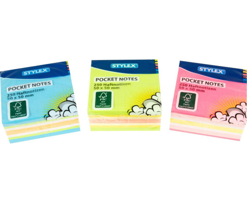 Picture of Stick Notes 50x50mm 250Sheets Stylex