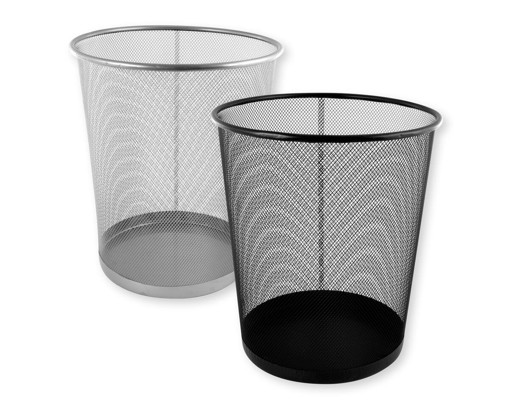Picture of Waste Basket/ Bin 34cm Metal Stylex