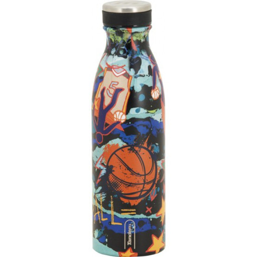 Picture of Water Bottle SS Insulated 500ml Basket Tandem