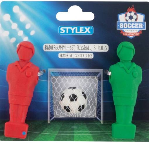Picture of Eraser Fantasy 3pcs Soccer Stylex