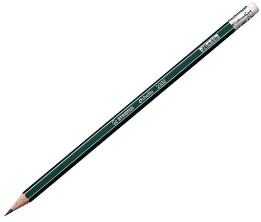 Picture of Pencil 2B With Rubber Stabilo