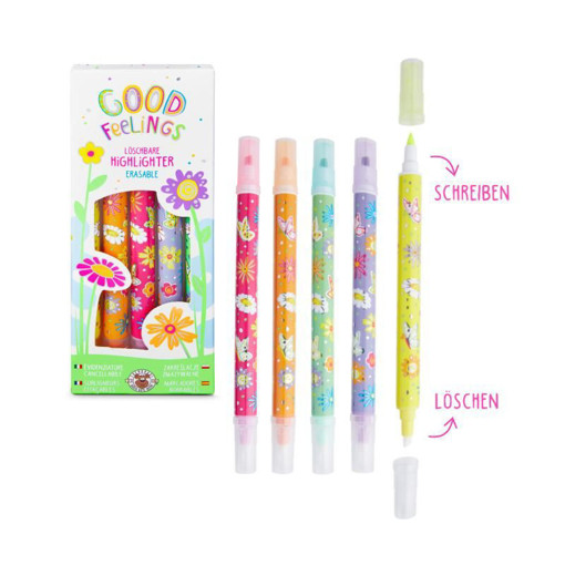 Picture of Highlighter Erasable Trendhaus Flower& Butterfly