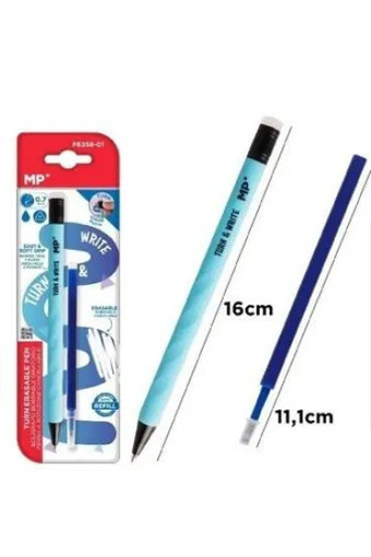 Picture of Erasable Pen Blue 0.7mm With Refill MP