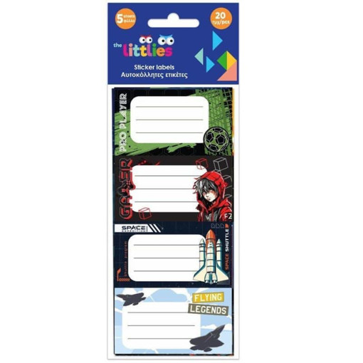 Picture of Book labels 20pcs Boys Littlies