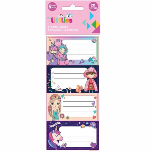 Picture of Book labels 20pcs Girls Littlies