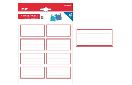 Picture of Book labels 6x3cm 16pcs MP