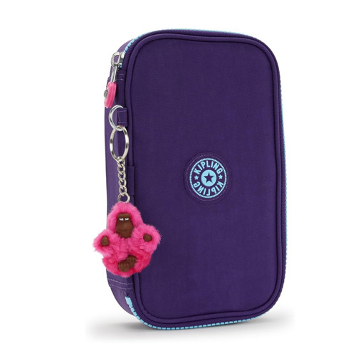 Picture of Pencil Case 1comp Purple 50 Pens Kipling