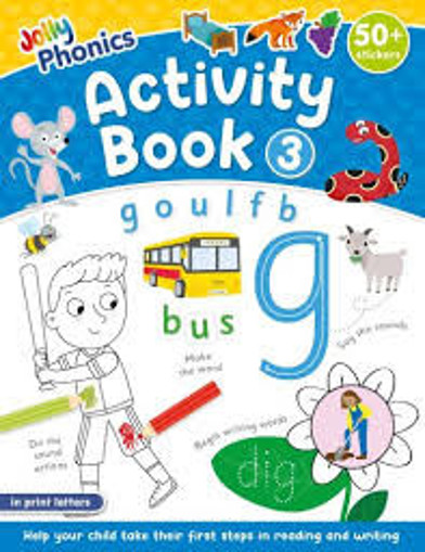 Picture of Jolly Phonics Activity Book 3 (In Print Letters)