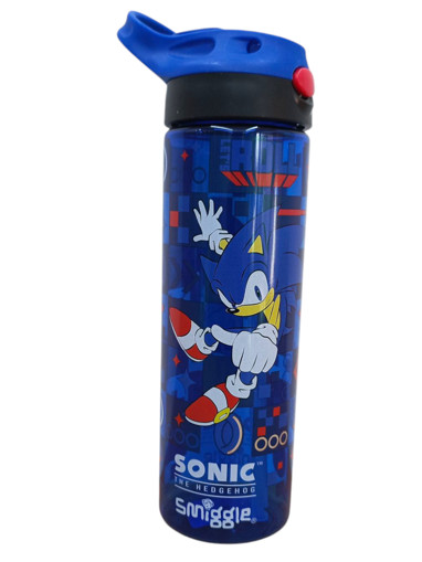 Picture of Water Bottle Plastic 650ml Sonic Smiggle