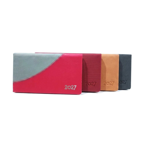 Picture of Weekly Diary 2027 Bassile,Pocket PU Landscape