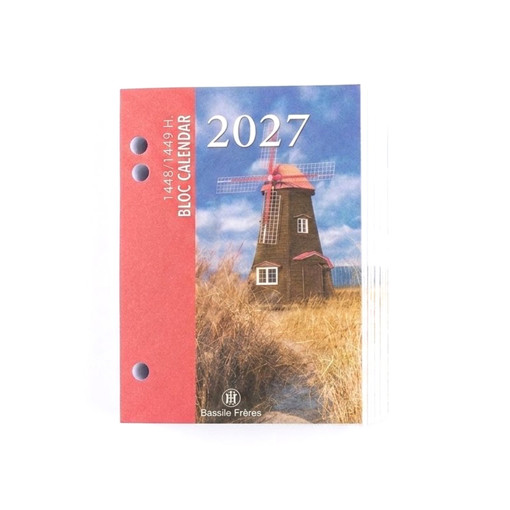 Picture of Desk Block Calendar 2027 Bassile