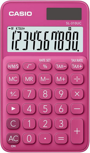 Picture of Pocket Calculator HL-815L-PK Pink Casio