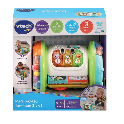Picture of Baby Set V Tech, Magi Rouleau Tam Tam 3 In 1