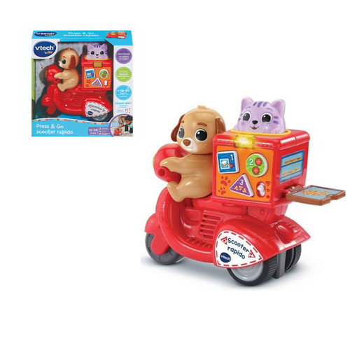 Picture of Baby Set V Tech, Press And Go Scooter Rapido