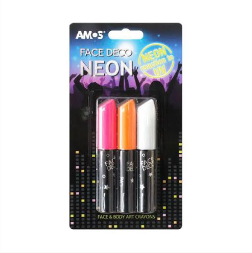 Picture of Face Painting 3clrs Neon Amos